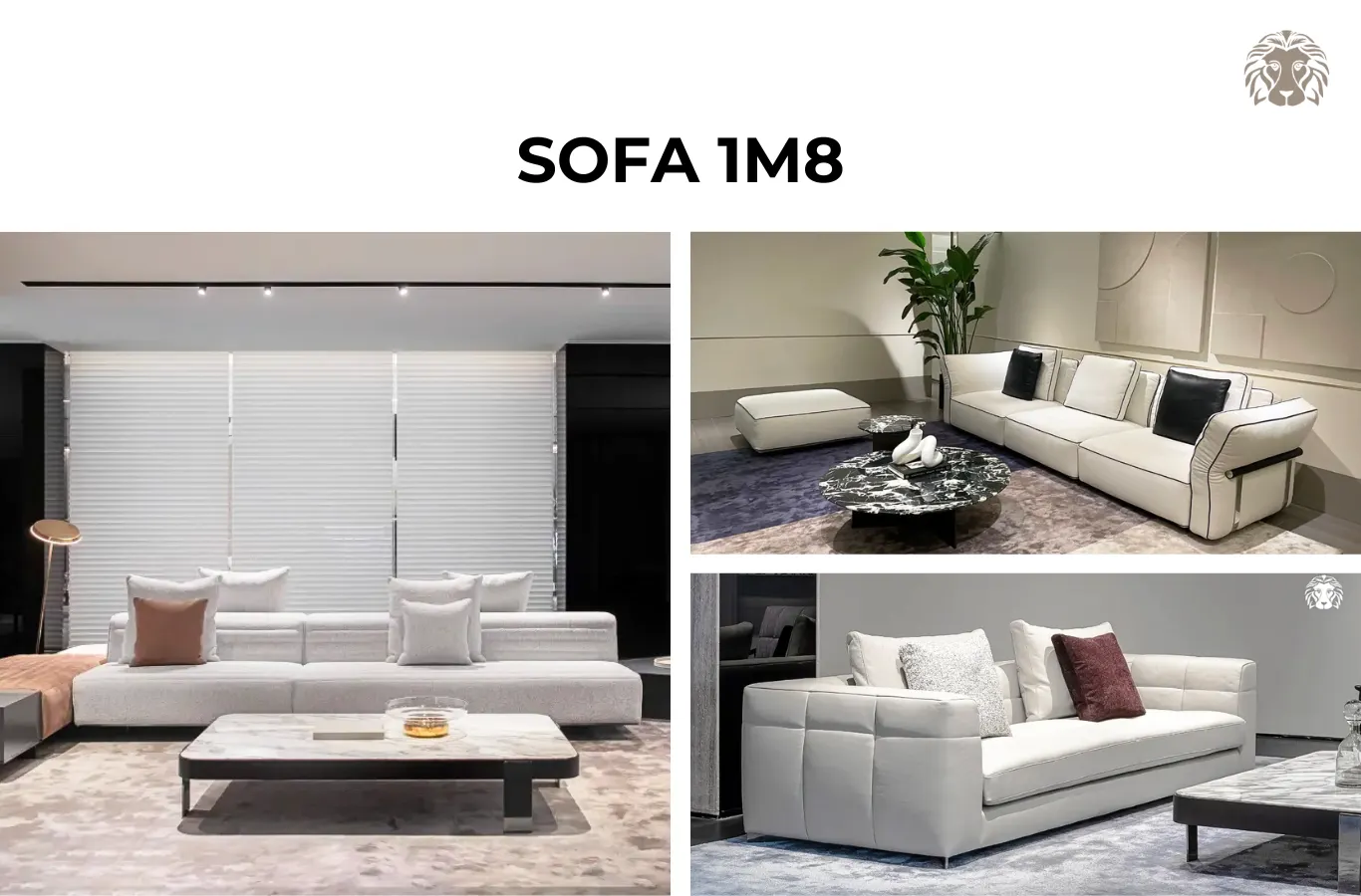 Sofa 1m8 gồm những loại nào? Kiểu dáng và chất liệu phổ biến