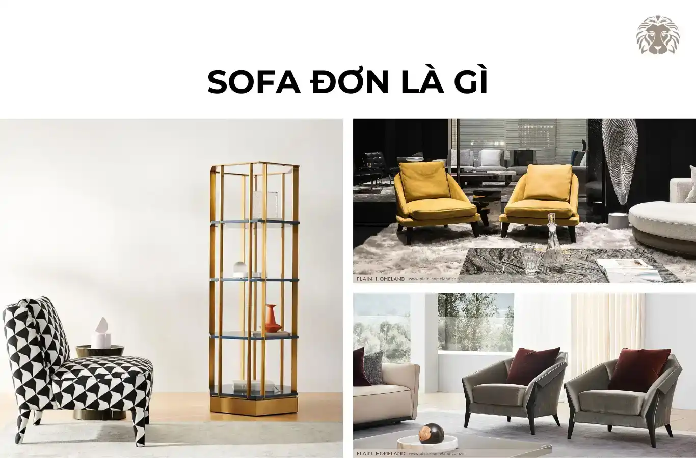 Sofa đơn là gì? Đặc điểm sofa đơn phù hợp không gian nào?