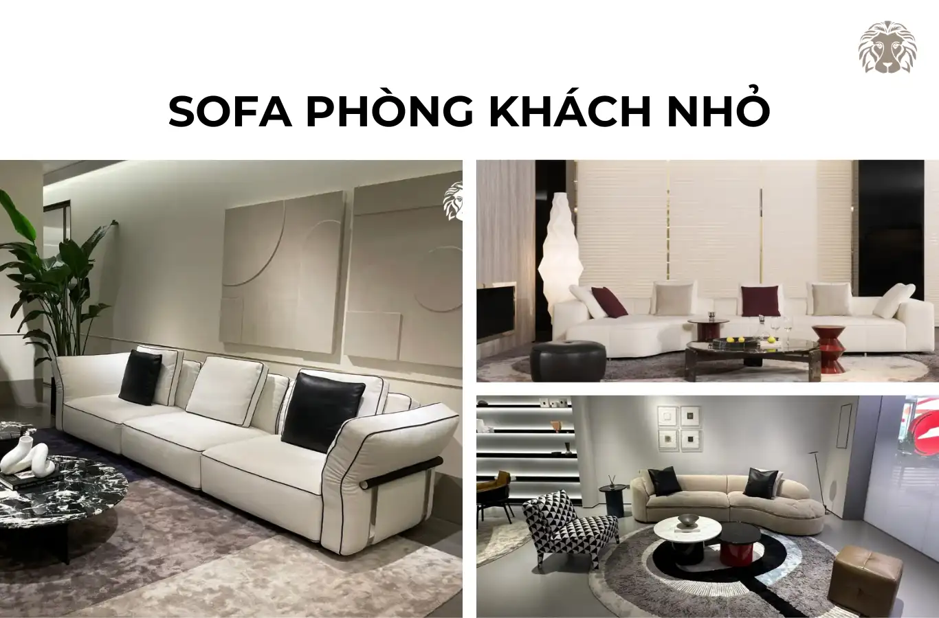 90+ Mẫu sofa phòng khách nhỏ: Cách chọn kích thước và các mẫu thời thượng