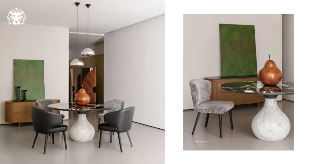 Art Deco kết hợp màu sắc nổi bật và bố cục mạnh mẽ, tạo điểm nhấn rõ ràng