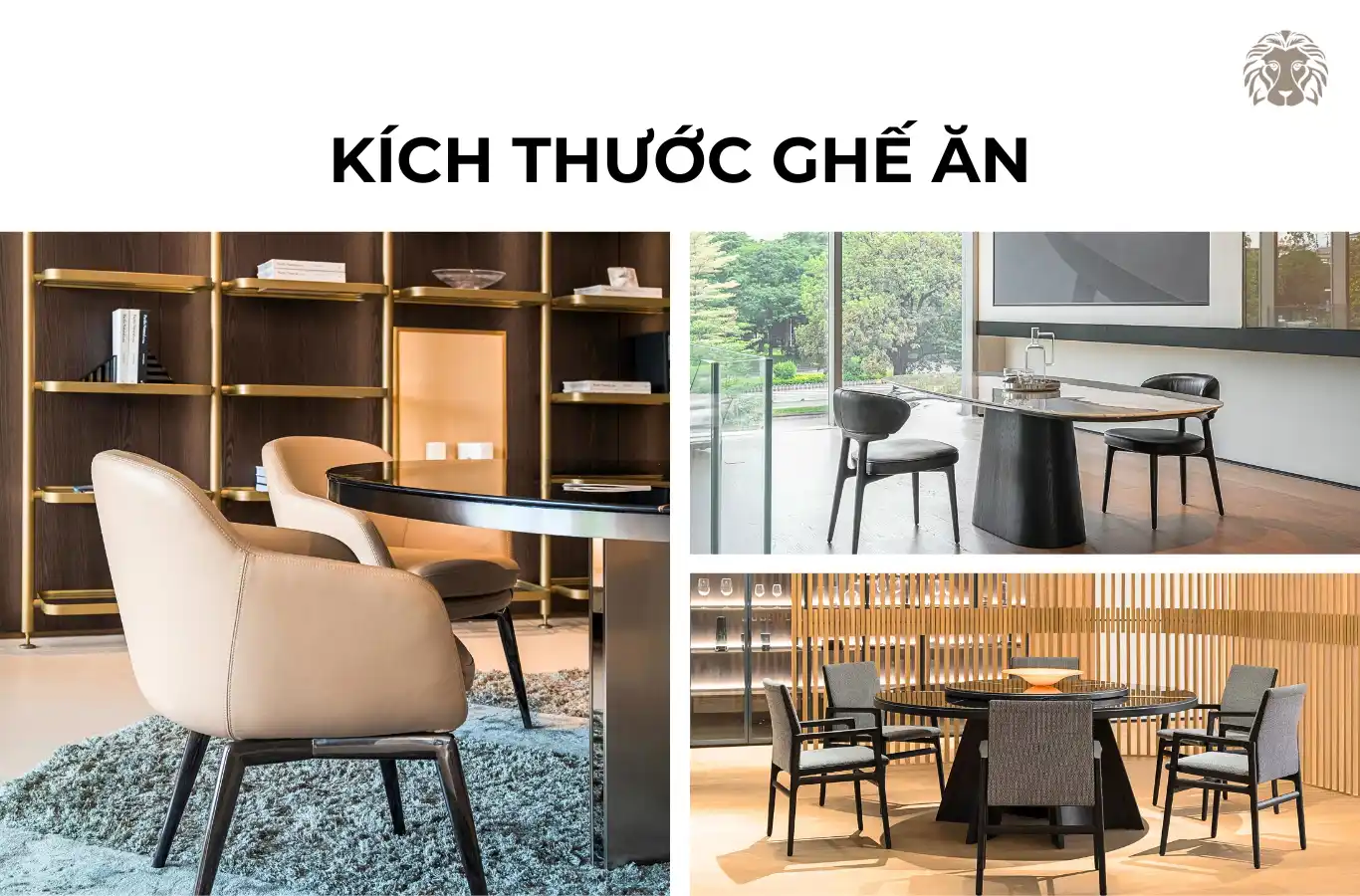 Kích thước ghế ăn bao nhiêu là chuẩn? Số đo & cách chọn đúng