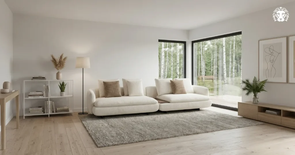 Sofa Bắc Âu Plain Homeland nổi bật với thiết kế tối giản, cân đối và dễ ứng dụng  