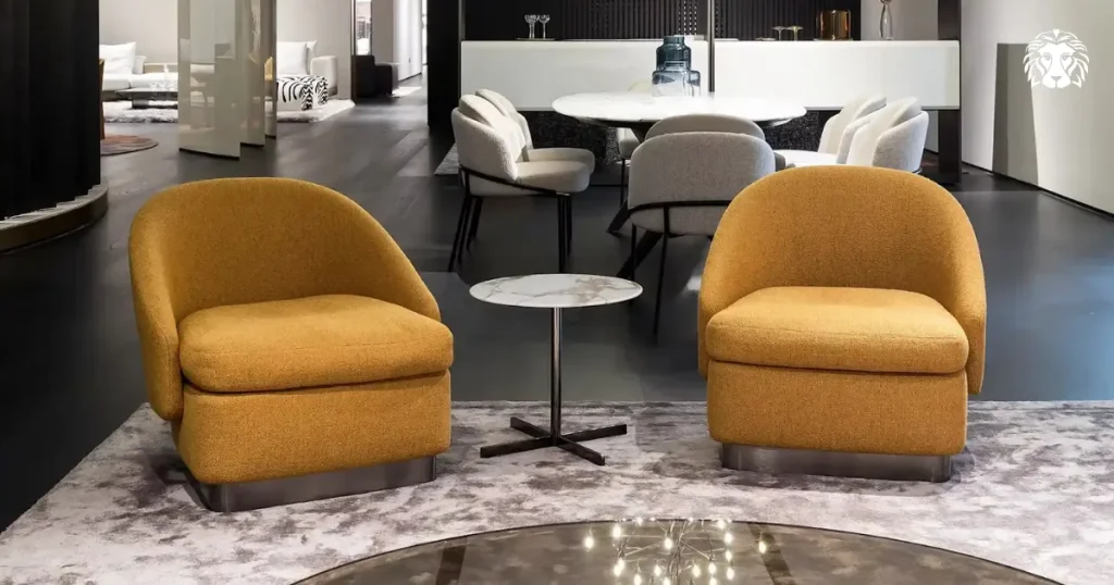 Sofa đơn màu vàng nhỏ gọn, dễ phối, giúp tạo điểm nhấn ấm áp và cá tính cho không gian