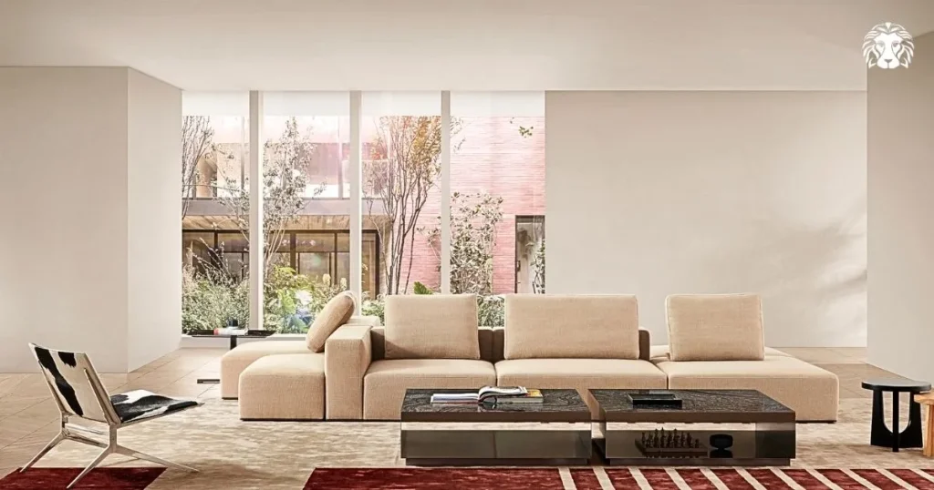 Sofa màu be mang lại vẻ thanh lịch, sang trọng và ấm áp