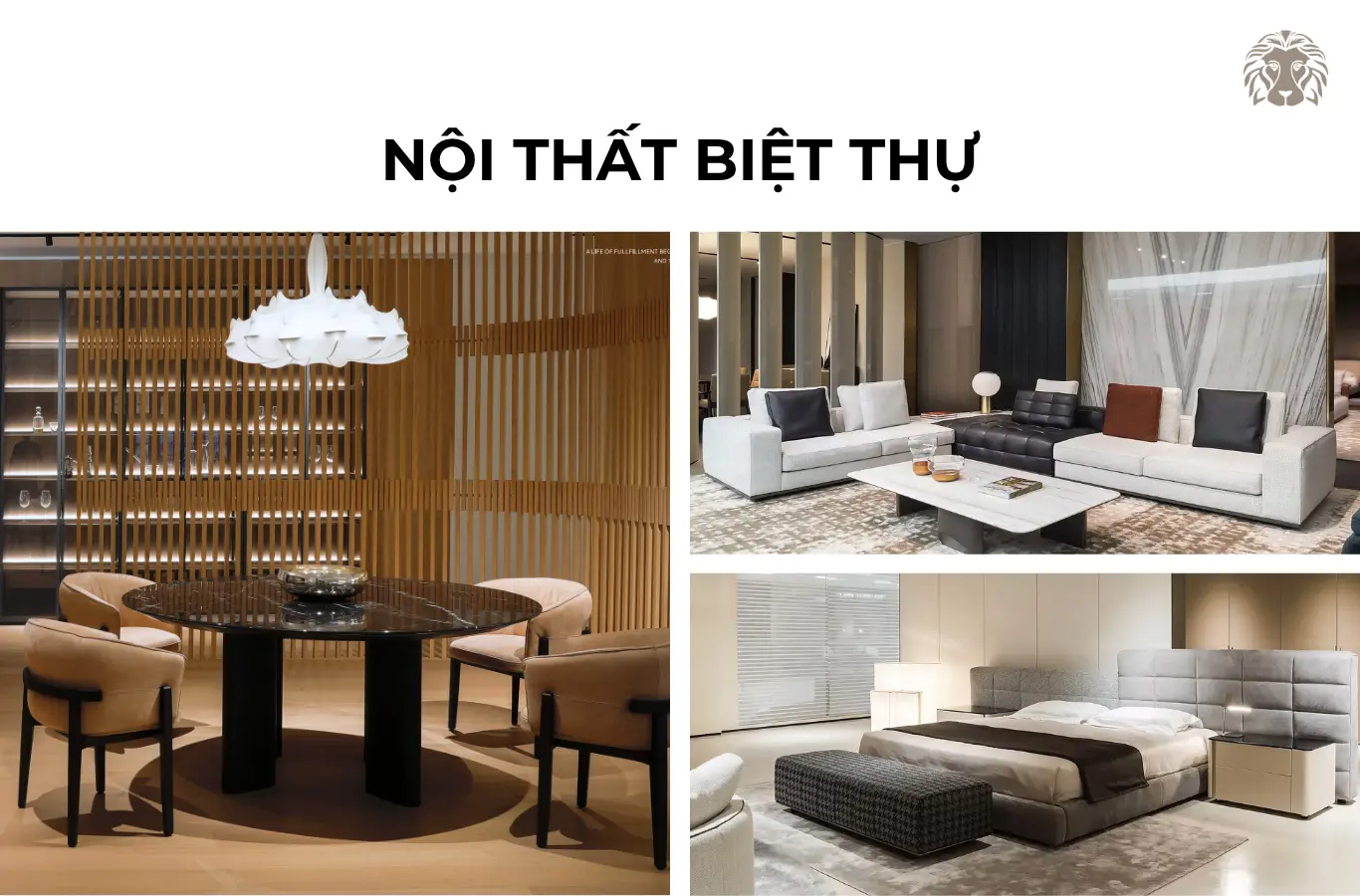 150+ mẫu nội thất biệt thự đẹp, sang trọng và đẳng cấp