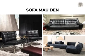 sofa màu đen