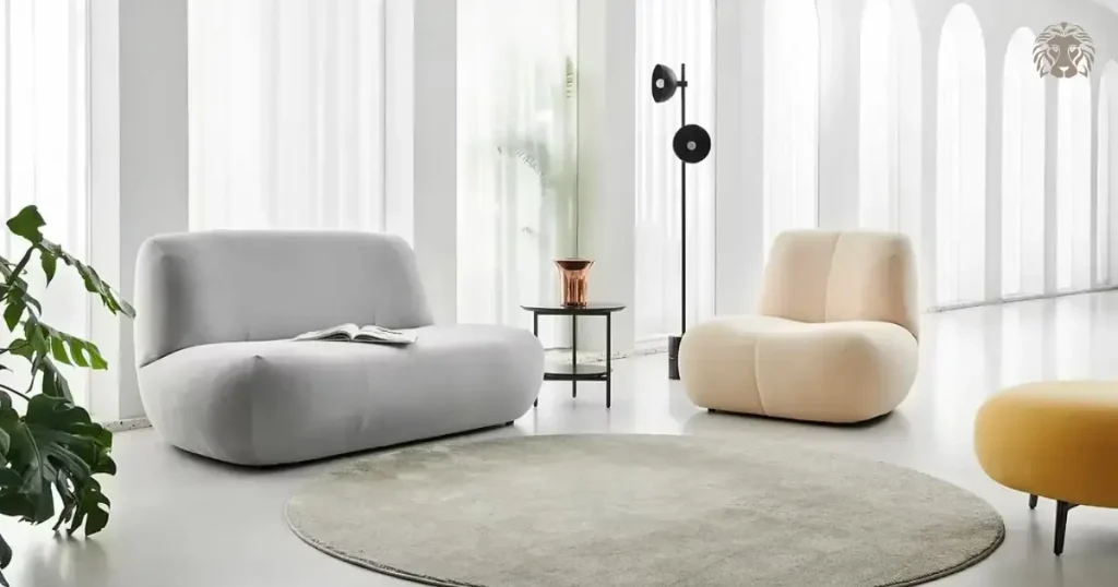 Mẫu sofa này không chiếm nhiều diện tích