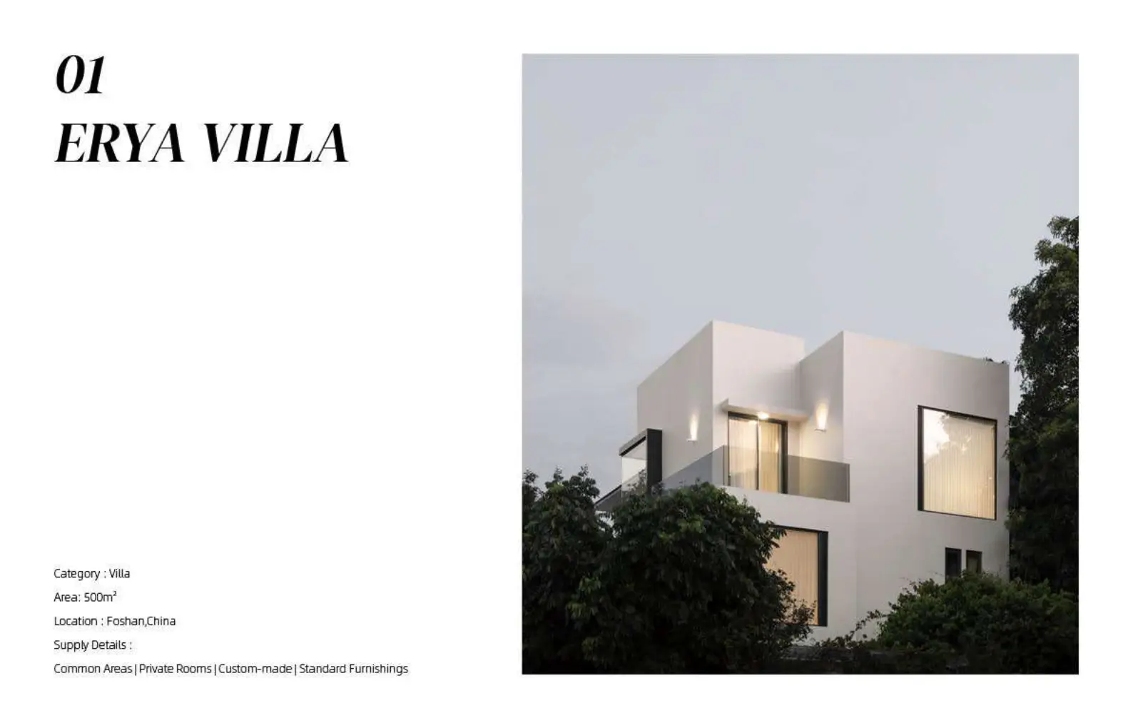 Villa 500m2 tại foshan Trung Quốc