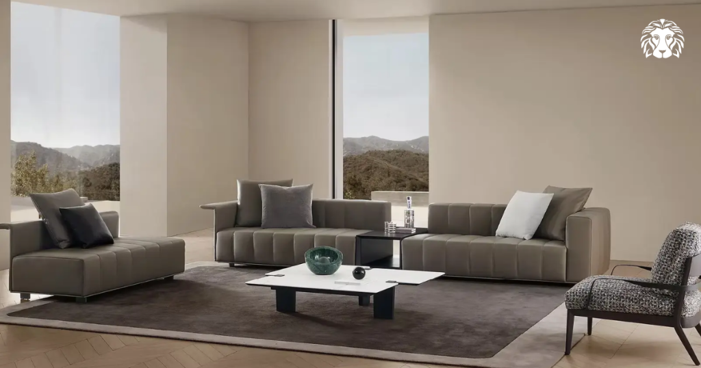 Màu sắc trung tính, dễ phối là những đặc trưng của sofa phong cách tối giản
