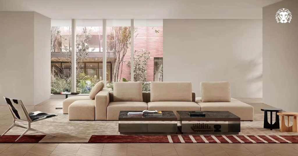 Chất liệu sofa tối giản thường bền đẹp, không phô trương