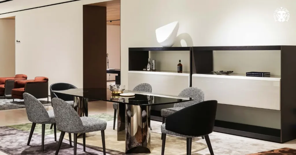 Kích thước bàn ăn nên được lựa chọn dựa trên diện tích thực tế của phòng