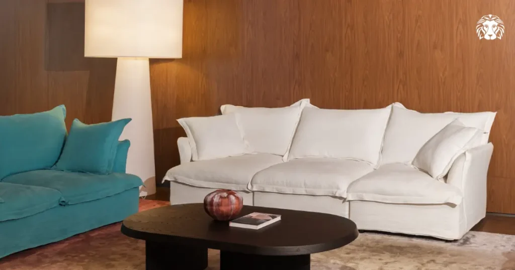 Kiểu sofa này phù hợp với căn hộ ưu tiên sự thông thoáng