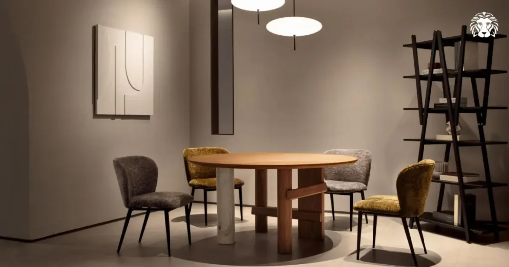 Bàn ăn 4 ghế mặt gỗ tự nhiên