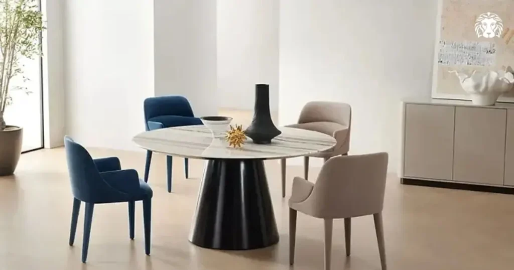 Bàn ăn 4 ghế mặt đá tự nhiên