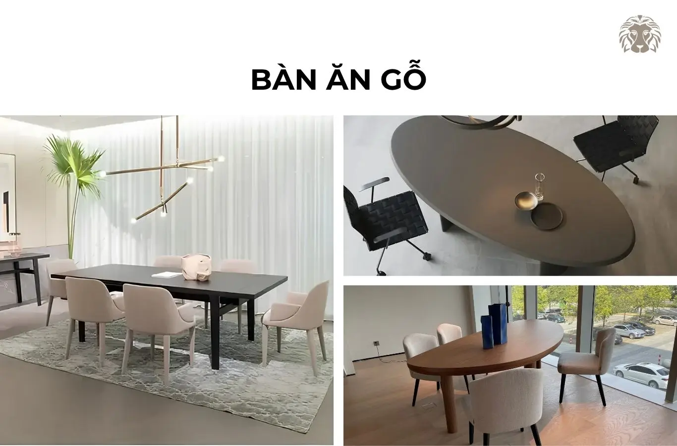 50+ Mẫu bàn ăn gỗ đẹp, hiện đại, bền chắc cho không gian bếp gia đình