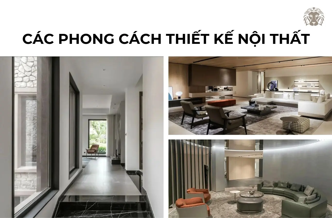 Các phong cách thiết kế nội thất từ tối giản đến hiện đại 2026