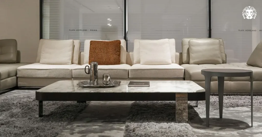 Chọn bàn trà đi đôi với sofa để hoàn thiện không gian