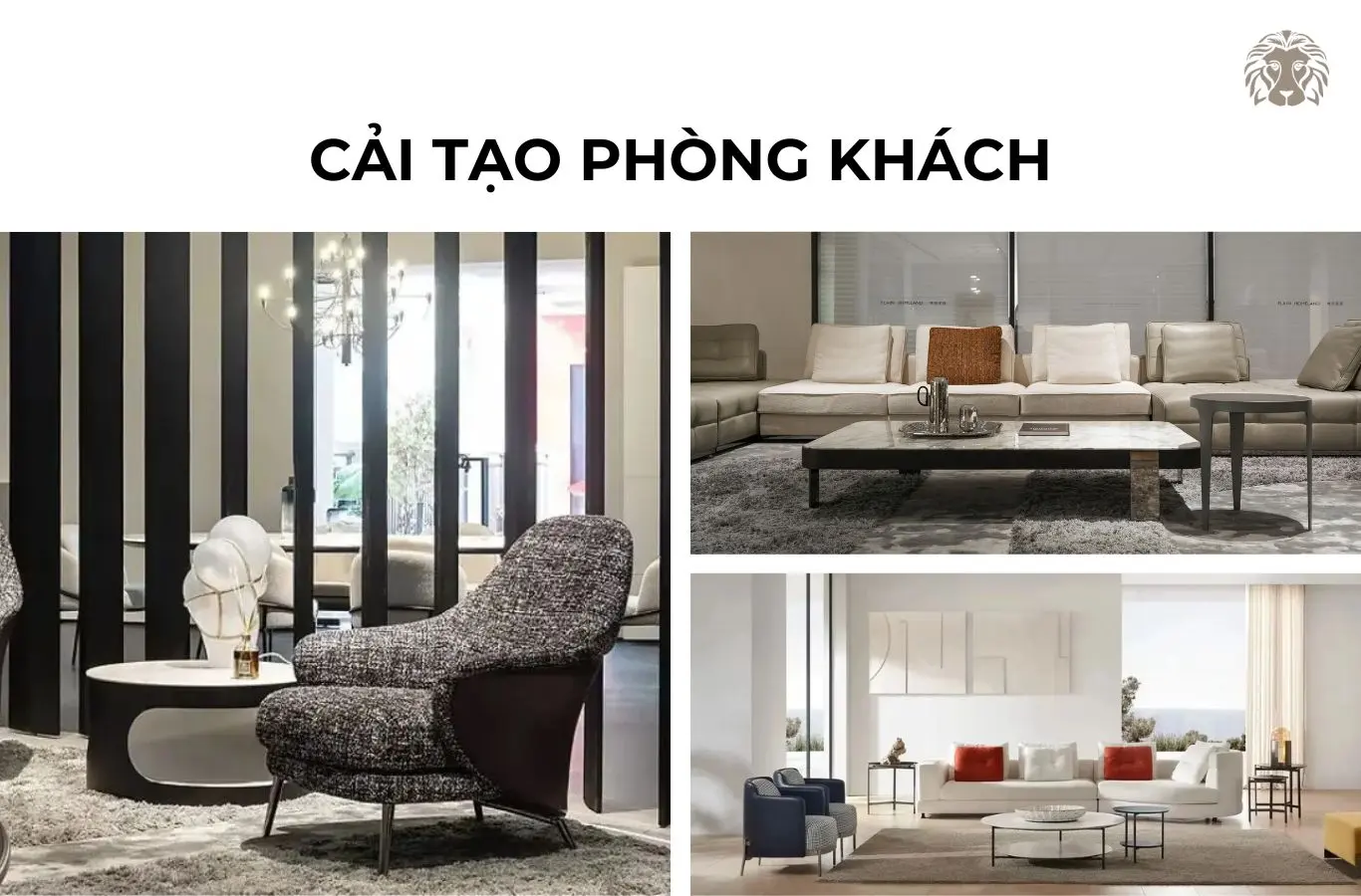 Bí quyết cải tạo phòng khách: Ý tưởng thiết kế và những lưu ý quan trọng