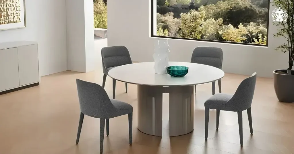 Chọn ghế ăn có kích thước phù hợp để đảm bảo tư thế ngồi thoải mái và tạo sự cân đối cho phòng ăn