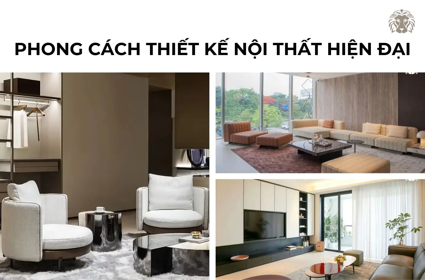15+ Mẫu phong cách thiết kế nội thất hiện đại 2026 cho biệt thự