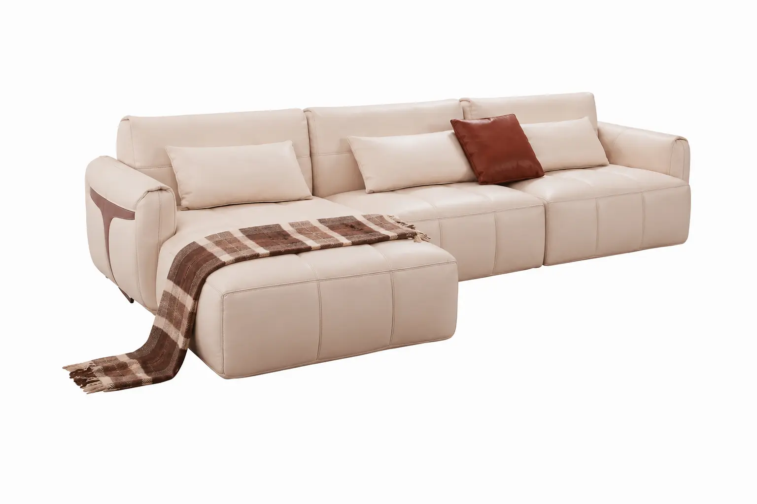 Sofa 3 chỗ bọc da hiện đại – SS55521