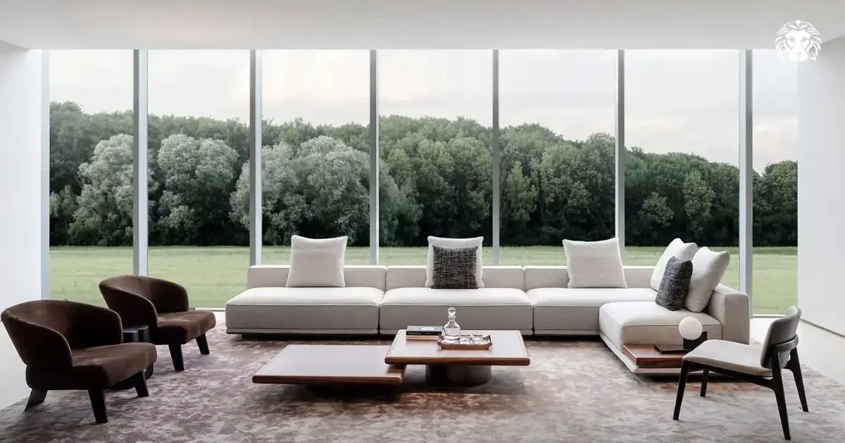 Sofa góc phong cách đương đại là lựa chọn thể hiện rõ cá tính