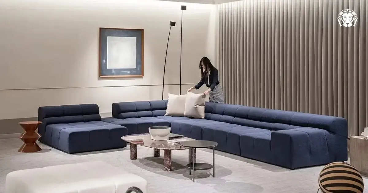Mẫu ghế Sofa vải MODULE dễ dàng thay đổi bố cục tùy thuộc vào từng không gian