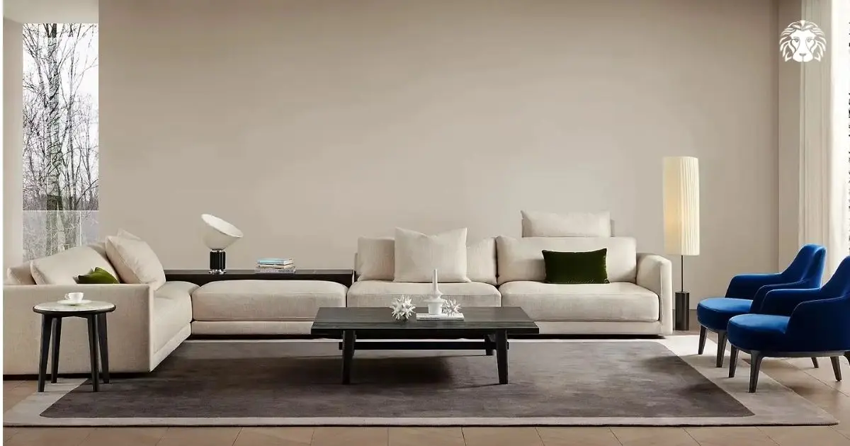 Sofa góc phong cách tối giản mang vẻ đẹp gọn gàng và tinh tế