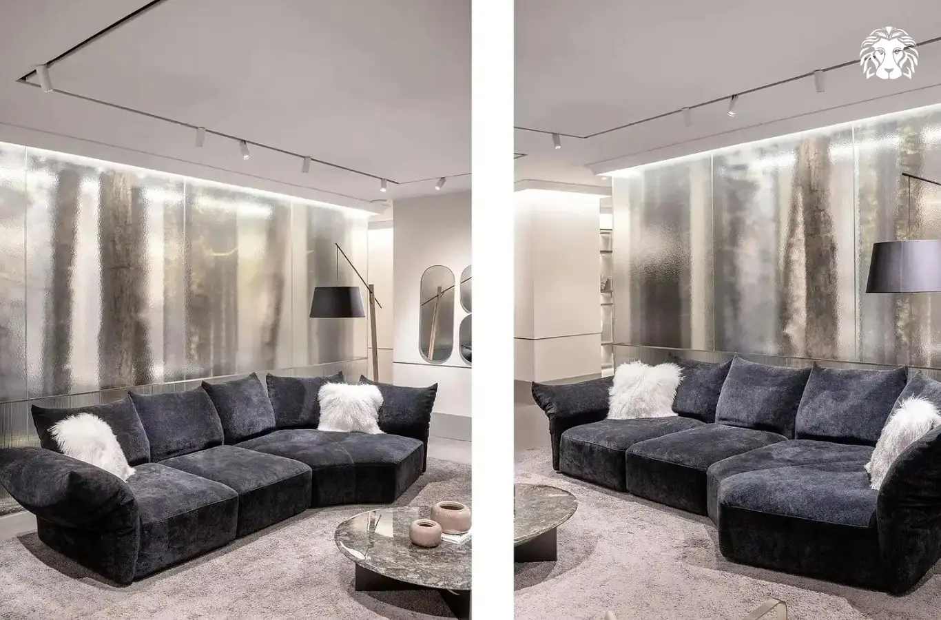 Sofa STANDARD với đường cong mềm mại và chất liệu chenille tạo cảm giác ấm cúng