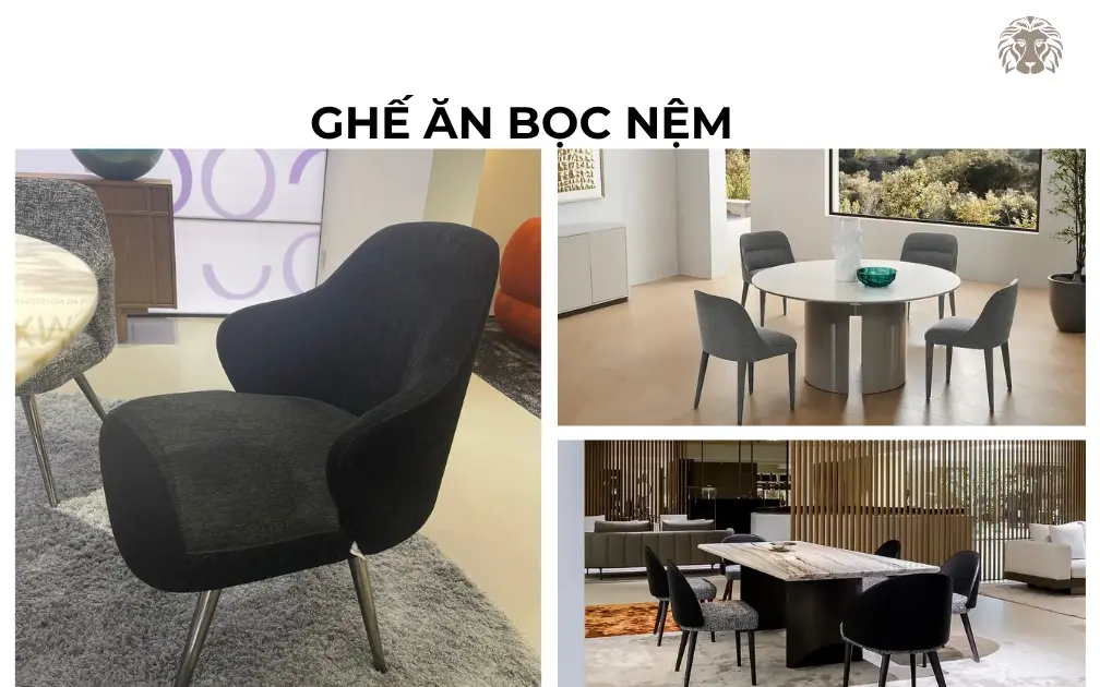50+ mẫu ghế ăn bọc nệm: Các loại chất liệu và cách chọn phù hợp cho gia đình