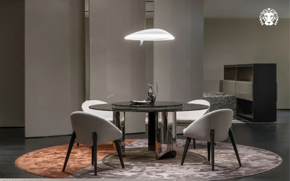 Kích thước ghế cần cân đối với chiều cao bàn ăn để đảm bảo tư thế ngồi thoải mái.