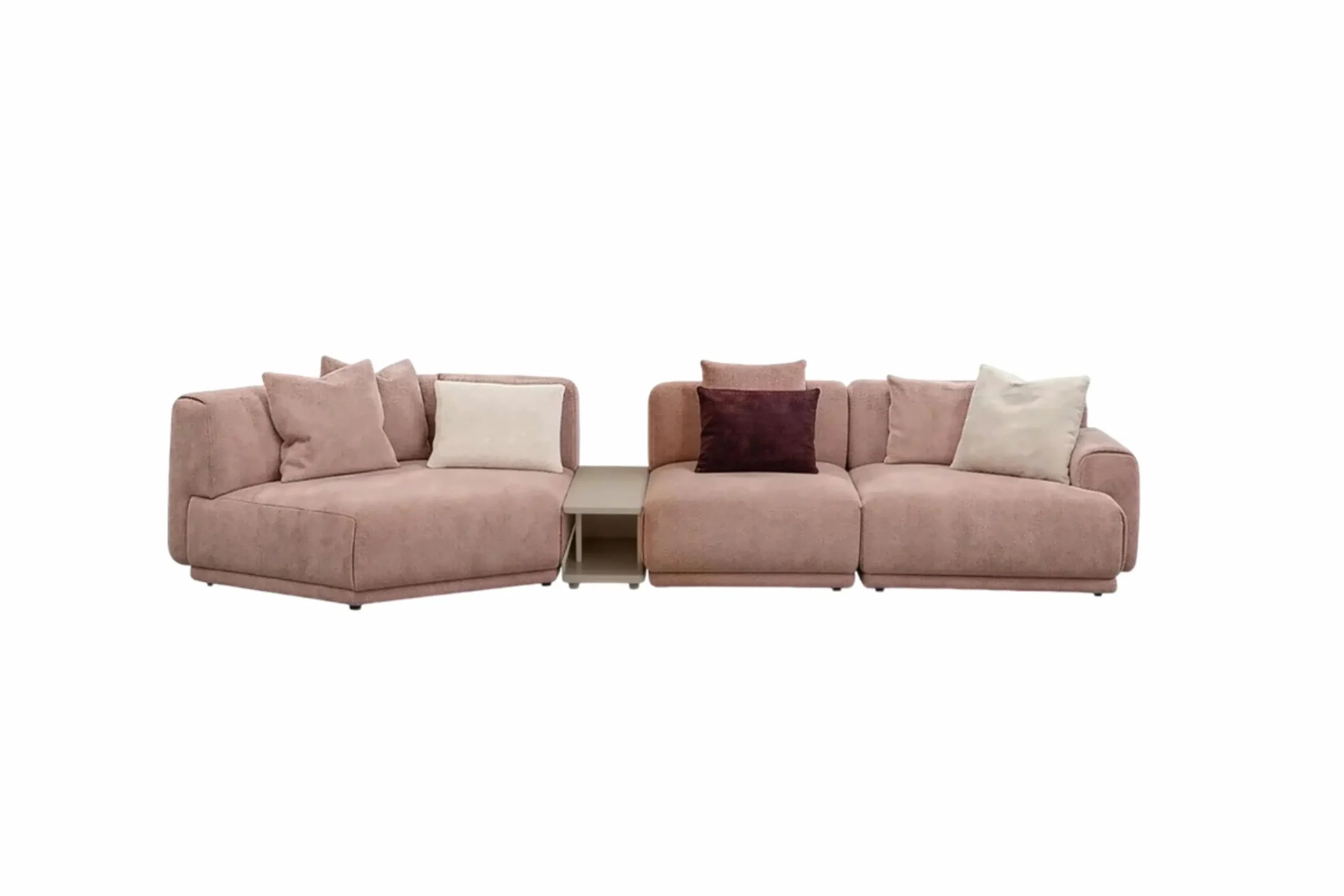 Sofa module vải & da SS66810