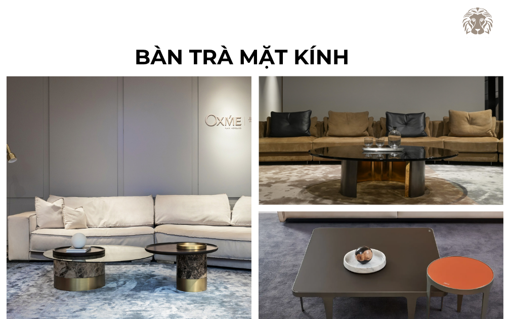 30+ mẫu bàn trà mặt kính tinh tế, thanh lịch cho phòng khách