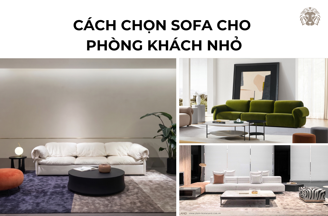 Cách chọn sofa cho phòng khách nhỏ: 7 tiêu chí giúp tối ưu không gian