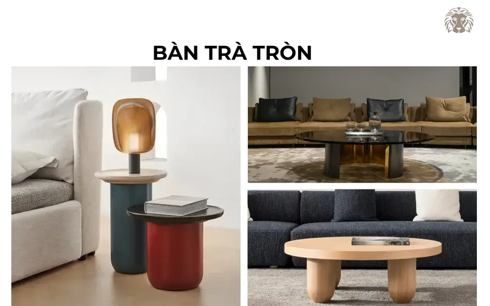 BST 100+ mẫu bàn trà tròn hiện đại, đẳng cấp và thời thượng
