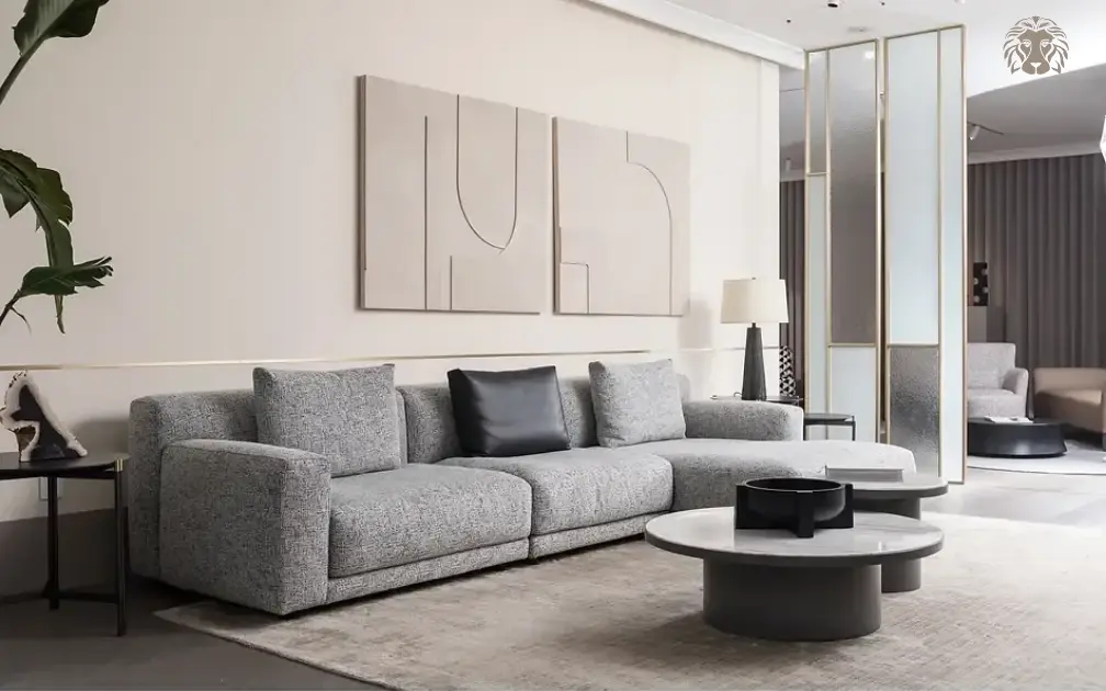 Tỷ lệ đúng giữa bàn trà và sofa giúp cả không gian phòng khách trông cân đối, dễ sử dụng.