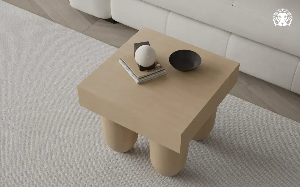 Bàn trà ván ép MDF nhỏ gọn, tiện dụng ST53368-0A sử dụng MDF đồng bộ với kích thước gọn cho phòng khách vừa và nhỏ.
