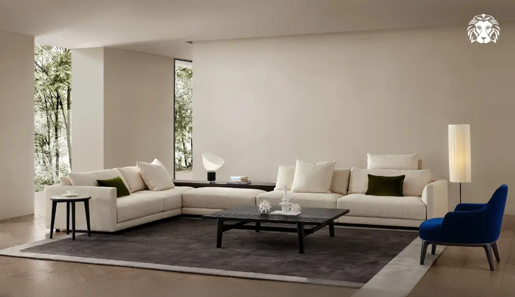 Chiều dài sofa là mốc tham khảo quan trọng, nhưng cần kết hợp với hình dạng và vùng trống thực tế trước ghế.