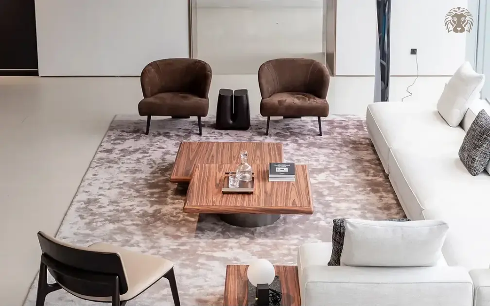 Bàn trà gỗ tự nhiên nổi bật nhờ sắc độ và hệ vân riêng, phù hợp với những không gian đề cao cảm giác vật liệu chân thực.