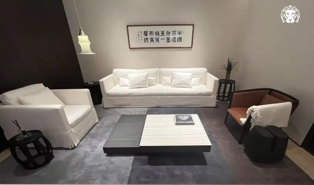 Bàn trà gỗ công nghiệp thường được làm từ chất liệu gỗ MDF phủ Melamine