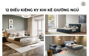 Kiêng kỵ khi kê giường ngủ
