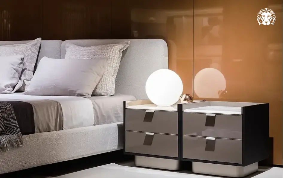 Mặt đá tự nhiên kết hợp khung ván MDF tạo nên diện mạo sang trọng, đẳng cấp.